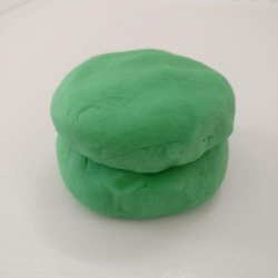 blue green play dough. Minda Chan @ cents and family 