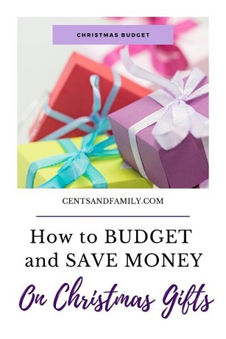 How to budget and save money on christmas gifts #christmasbudget #christmassavings