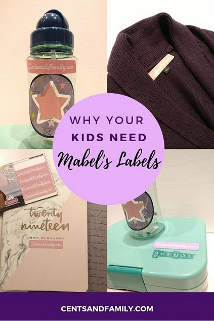 Mabel's Labels on lunchbox, water bottle, clothes, planner - Cents and Family - Minda Chan 
Mabel’s Labels is an exceptional product for families with kids. They are great quality labels that stick on personal belongings so that they are identifiable #mabelslabels #personalnametags #nametags 