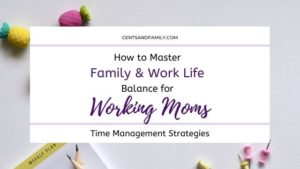 Being a working mom can one of the toughest jobs. Figuring out how to best balance family and work-life is a huge challenge. We need to implement time management strategies to keep it all flowing. #timemanagement #workingmoms #balanceworkandfamily