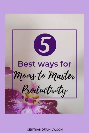 5 Tips for moms to master productivity #productivemoms #productivitytips #masterproductivity #timemanagement #pocketsoftime