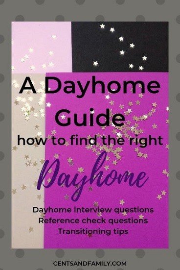A dayhome guide for parents, interview questions. Minda Chan @ cents and family