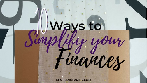 10 Ways to Simplify Your Finances