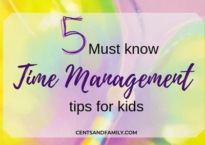 time management for kids Minda Chan Cents and Family