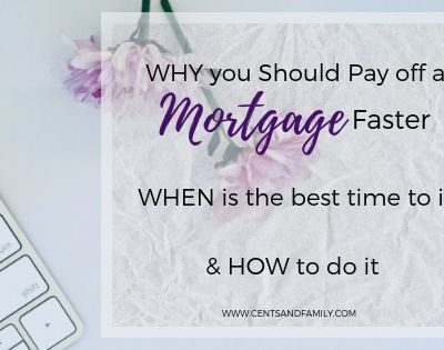 Pay off Mortgage Faster - Cents and Family