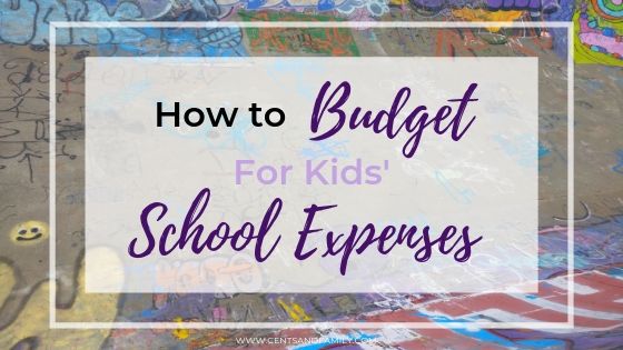 budget school expenses - Minda Chan - Cents and Family