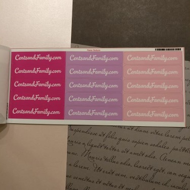 Cents and Family Mabel's Labels #mabelslabels