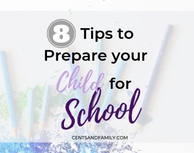 8 Tips to Prepare your child for school