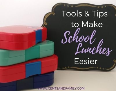 Tools and tips to make school lunches easier - Minda Chan - Cents and Family
