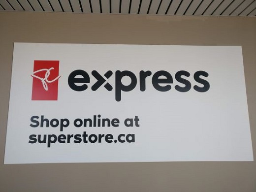 PC Express sign - online shopping for Superstore 