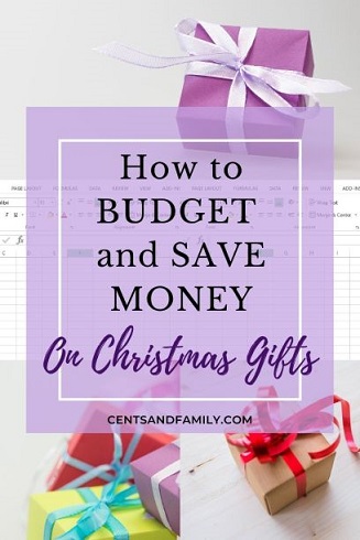 How to budget and save money on christmas gifts #christmasbudget #christmassavings