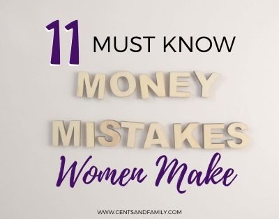 As women, we should be responsible for our own finances. Being in control of our money will allow us to take better care of our families and live a better life. Here are 11 money mistakes women make and how we can fix them. #moneymistakes #moneymatters #moneyproblems #financialindependence #retireearly