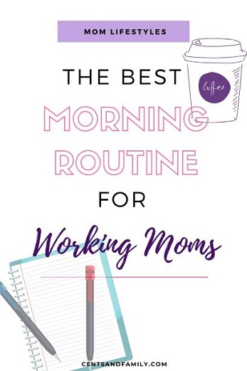 Scheduling time first thing in the morning allows moms to schedule their day, practice self-care, be ready to take care of the family and to take on the day. Here are tips on how to do a morning routine for working moms.  #workingmoms #morningroutine #selfcare #setupagreatday
